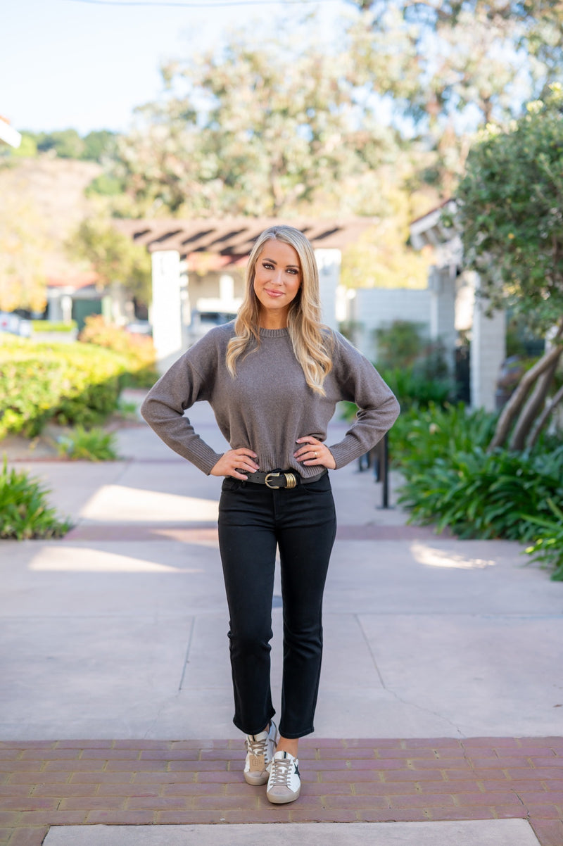 Z SUPPLY CIRRUS COZY SWEATER - BURNT ASH HEATHER