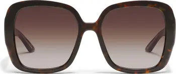 QUAY FULL GLAM SUNGLASSES - NEUTRAL TORT/BROWN