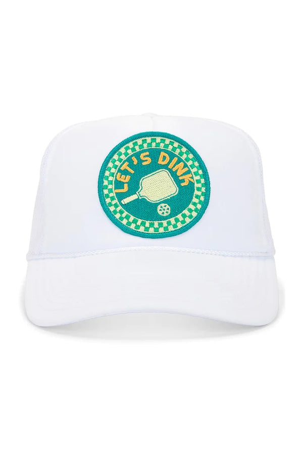 PICKLE BALL HAT - WHITE