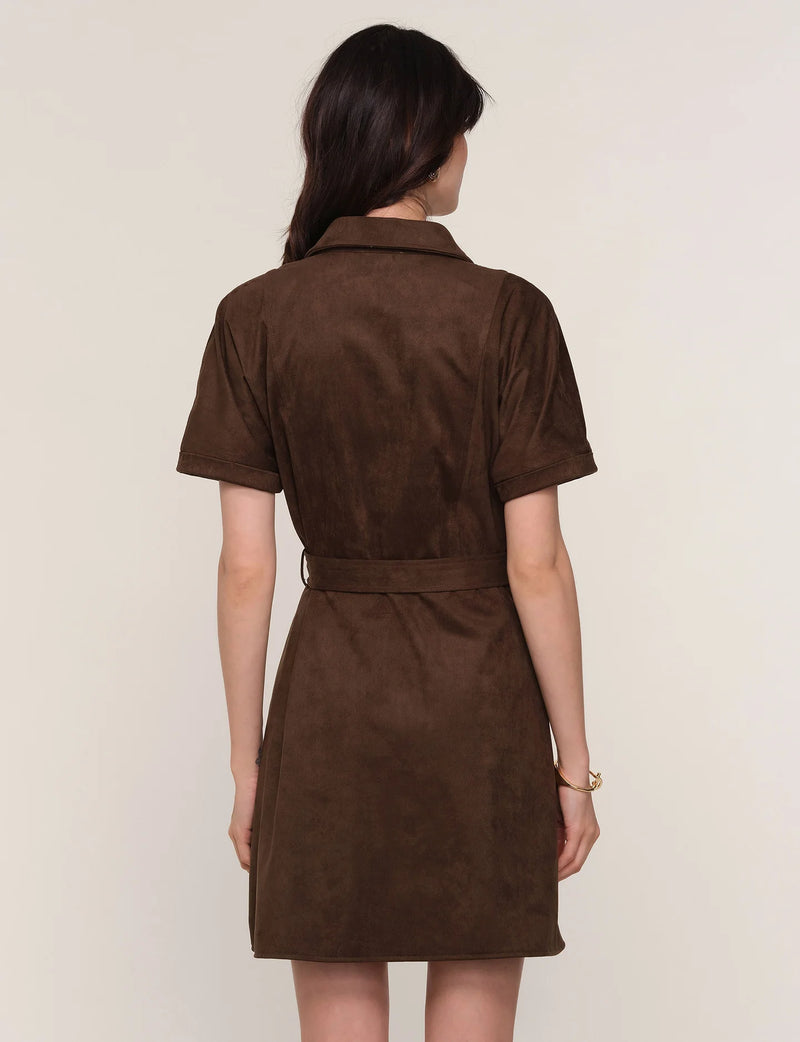 HEARTLOOM MARGOT  DRESS - ESPRESSO
