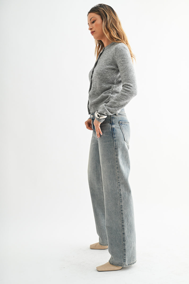 TINT RELAXED STRAIGHT LEG JEANS - VINTAGE LIGHT
