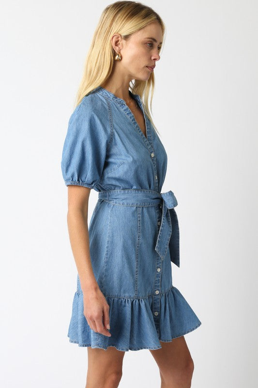 NOVA DENIM DRESS - LIGHT DENIM