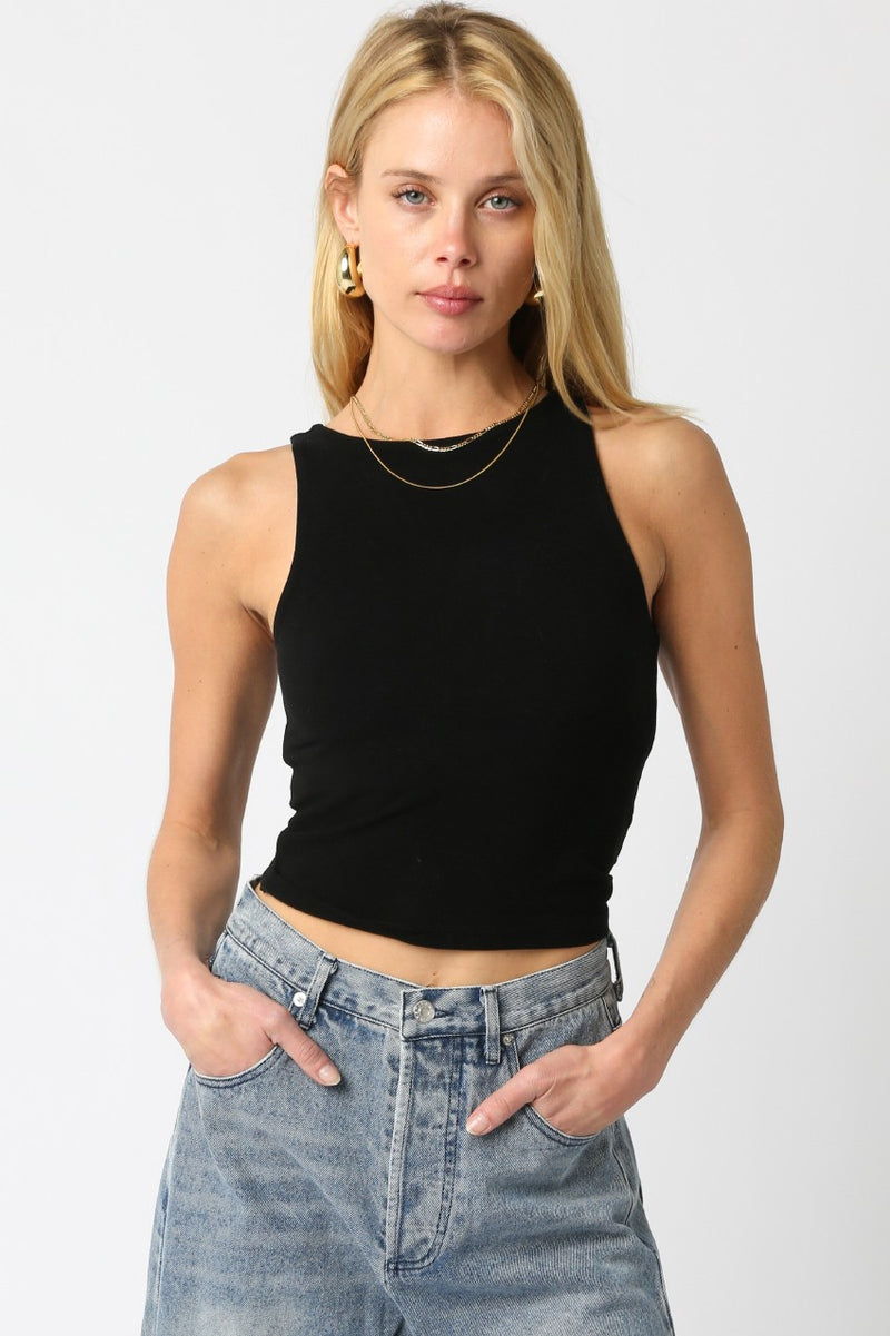 PALOMA TANK TOP - BLACK