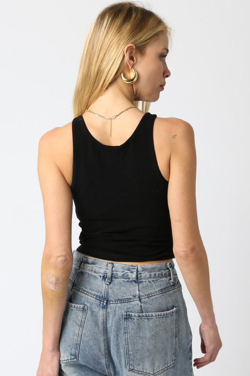 PALOMA TANK TOP - BLACK