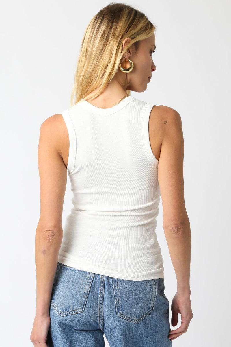 KELSEY TANK TOP - OFF WHITE
