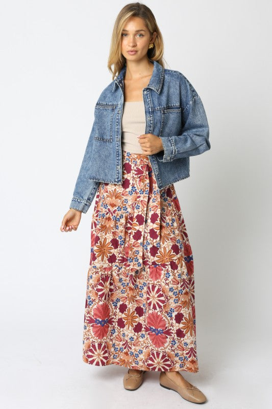 KALI DENIM JACKET - MEDIUM DENIM