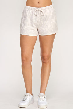 CAMO SHORTS WITH POCKETS - BEIGE CAMO