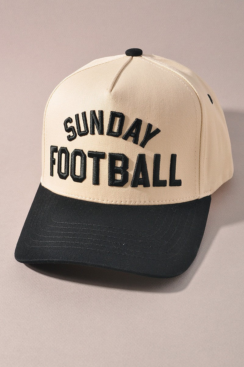 SUNDAY FOOTBALL TRUCKER CAP - BLACK