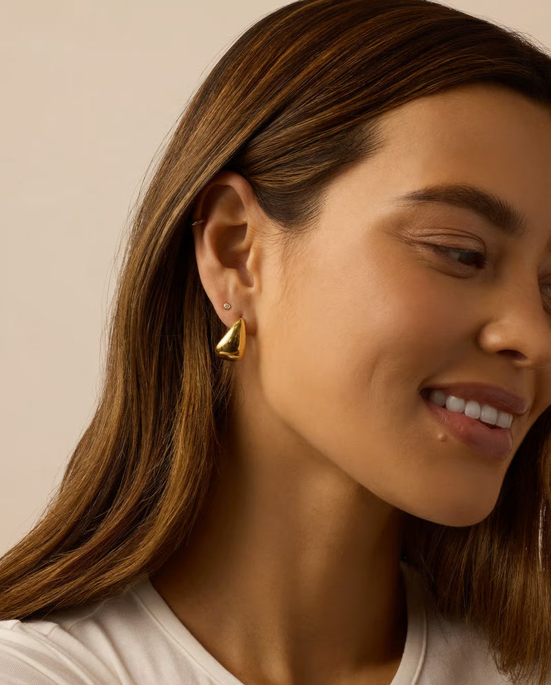 GORJANA BANKS EARRINGS - GOLD