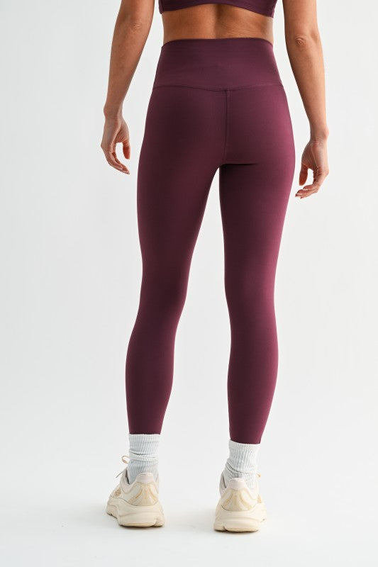 CLOUD LIGHT CONTOUR LEGGINGS - DARK PLUM