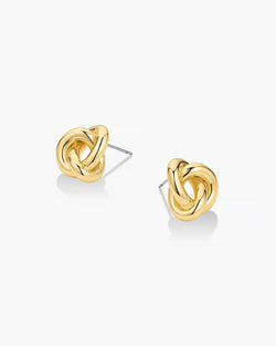 GORJANA INFINITY KNOT STUDS - GOLD