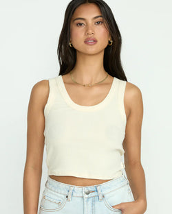 BILLABONG RERUN TANK - WHITECAP