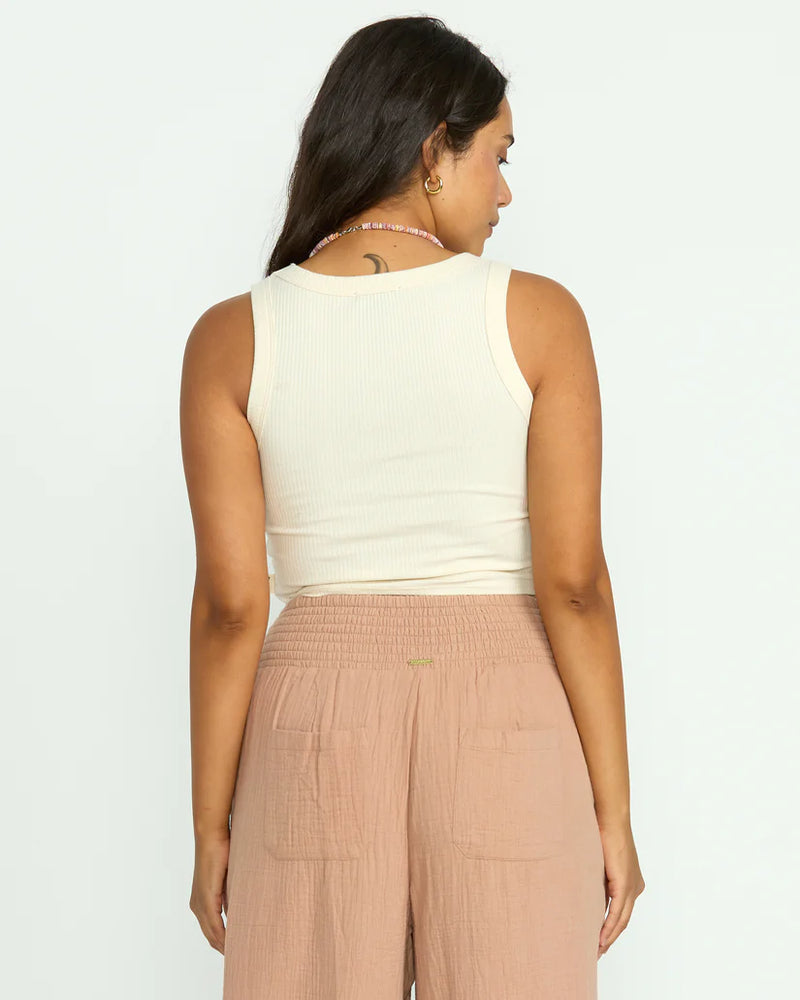 BILLABONG RERUN TANK - WHITECAP