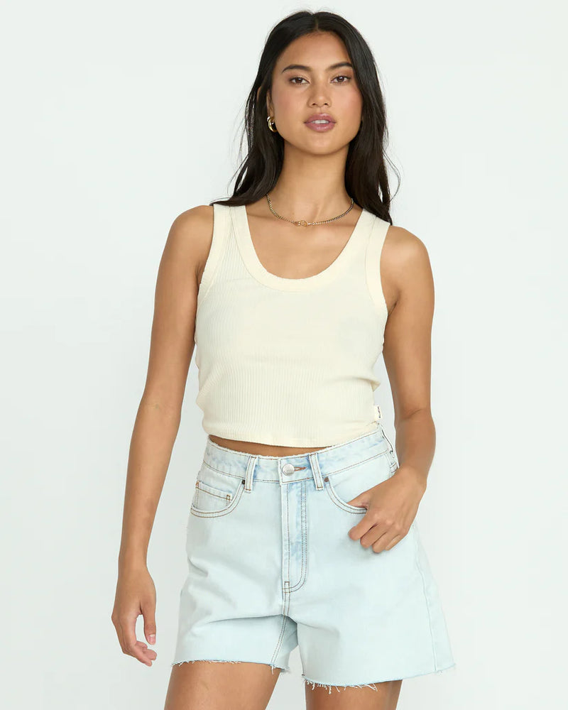 BILLABONG RERUN TANK - WHITECAP