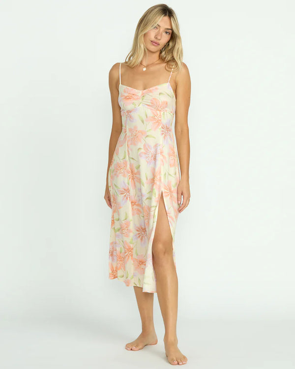 BILLABONG SUNSET LOVE DRESS - BUTTER