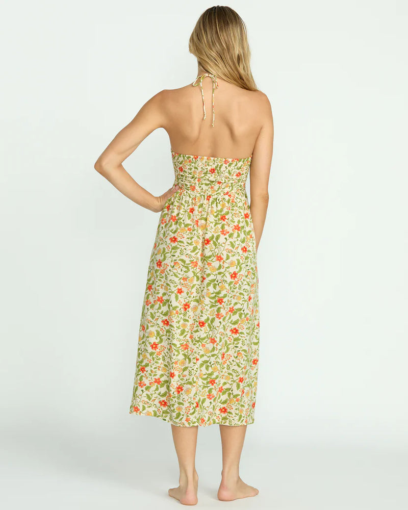 BILLABONG IN YOUR HEART MIDI DRESS - CREAM MULTI