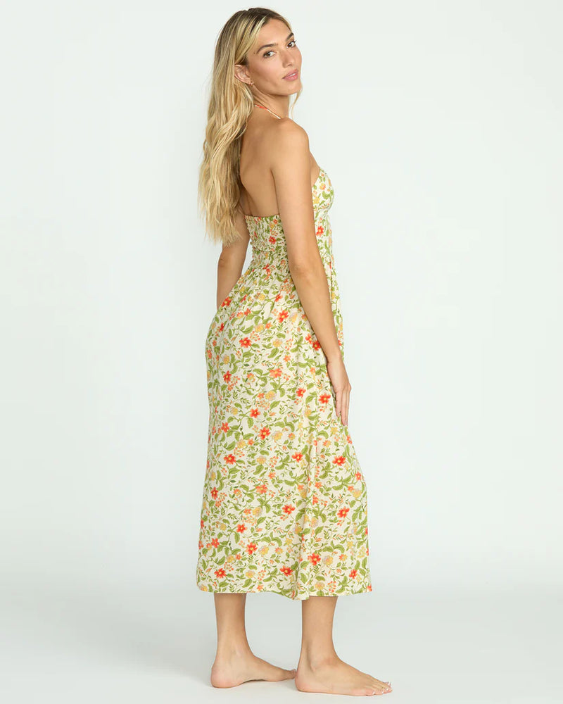 BILLABONG IN YOUR HEART MIDI DRESS - CREAM MULTI