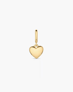 GORJANA AMOUR HELIUM HEART PARKER CHARM - GOLD