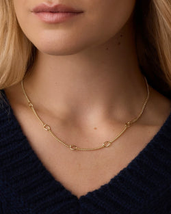 GORJAN WILDER LINK NECKLACE - GOLD