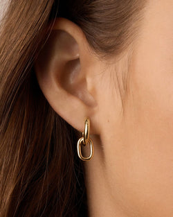 GORJANA PUT A CHARM ON IT HUGGIE - GOLD