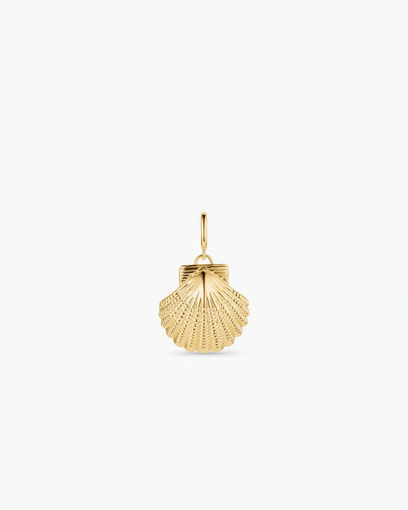 GORJANA GOLD SCALLOP SHELL PARKER CHARM - GOLD