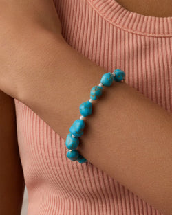 GORJANA  TURQUOISE COVE BRACELET - GOLD