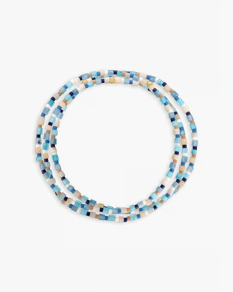 GORJANA HARBOR BRACELET SET - MIX AMAZONITE