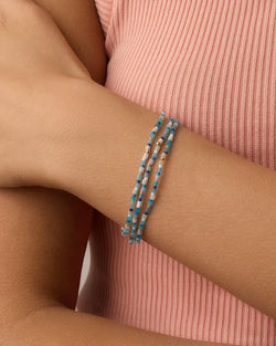 GORJANA HARBOR BRACELET SET - MIX AMAZONITE