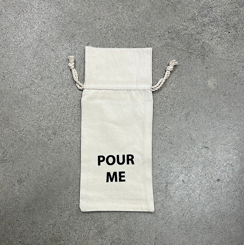 COTTON WINE BAG - POUR ME