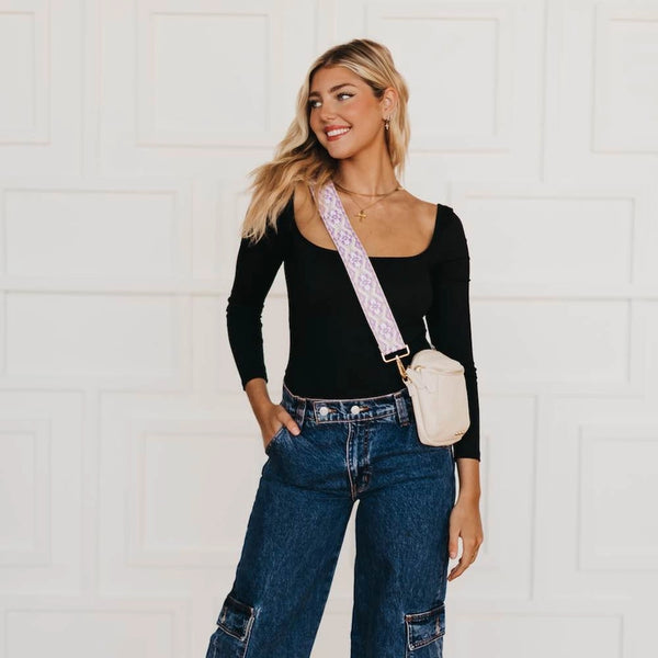 ELLIE CROSSBODY BAG - CREAM
