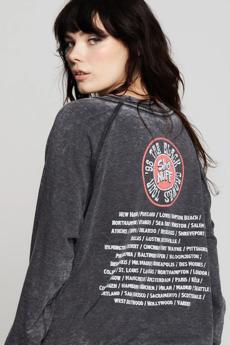 RECYCLED KARMA THE BLACK CROWES SWEATSHIRT - BLACK