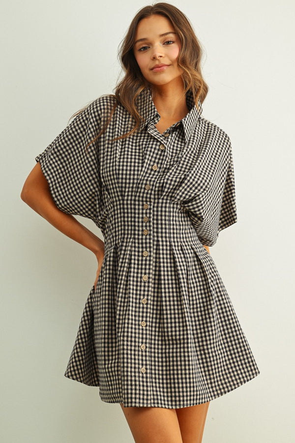 chinese dress ladies Marine Layer Camila Striped Mini Dress - Cream/Navy