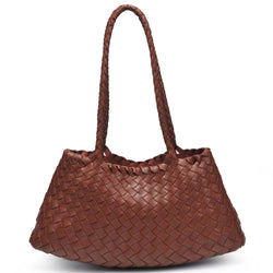 WOVEN HOBO GAB - CHOCOLATE