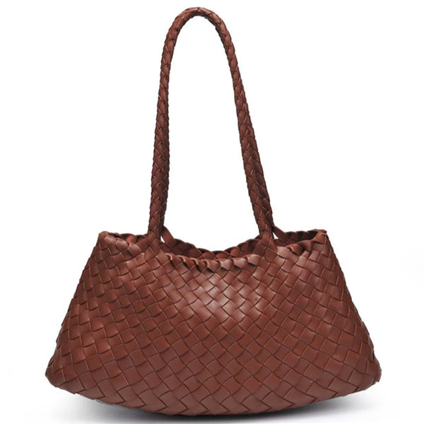 WOVEN HOBO GAB - CHOCOLATE
