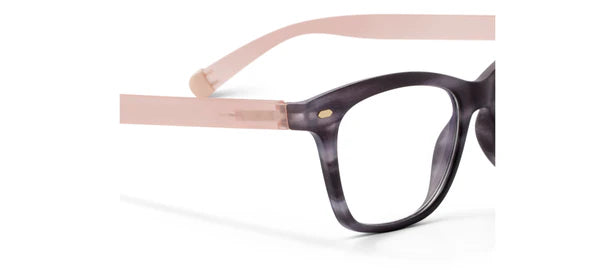 PEEPERS SINCLAIR EYEGLASSES - CHARCOAL HORN/BLUSH