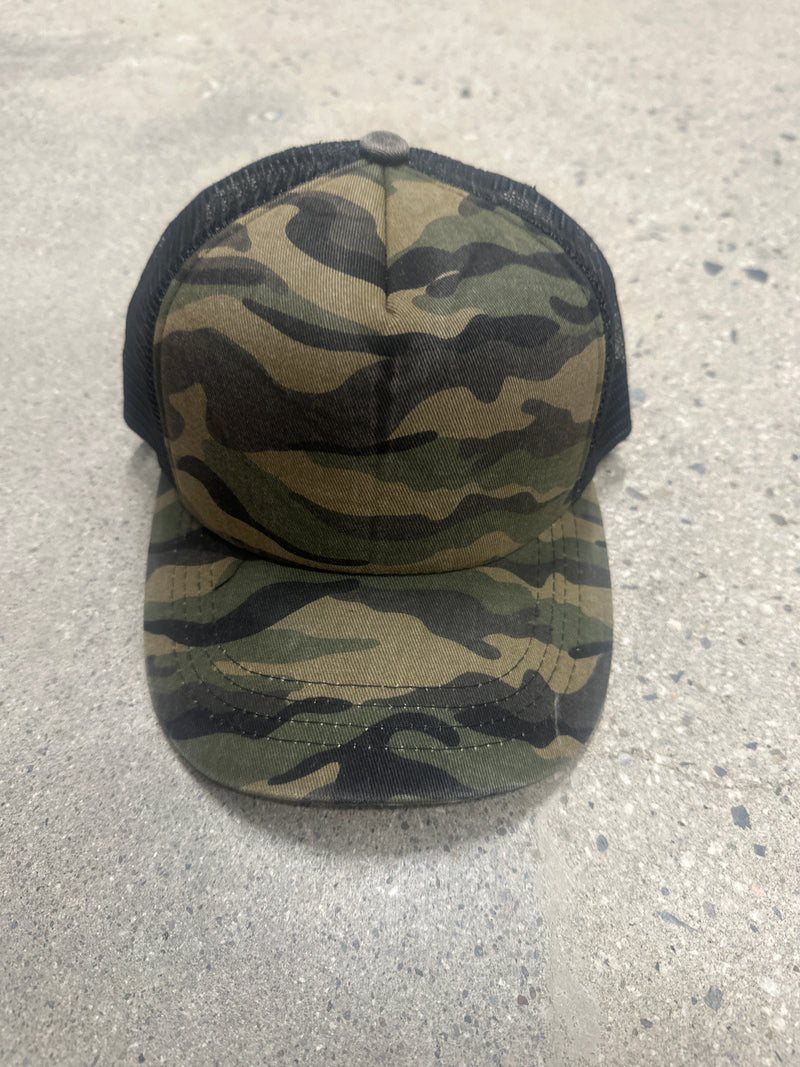 CAMOUFLAGE SNAPBACK CAP