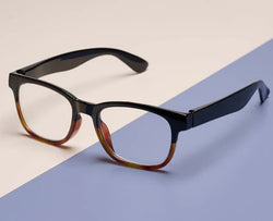 PEEPERS WAVERLY EYEGLASSES - BLACK/AMBER TORTOISE