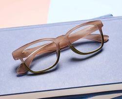 PEEPERS WAVERLY EYEGLASSES - CHAI HORN/GREEN