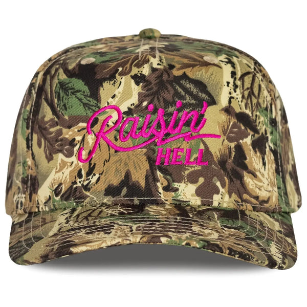 RAISIN' HELL CAMO SNAPBACK - CAMO