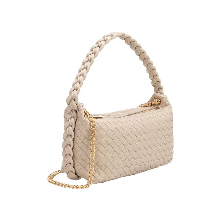 ALMA TOP HANDLE BAG - IVORY