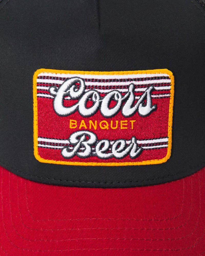 JUNK FOOD COORS TRUCKER HAT - BLACK