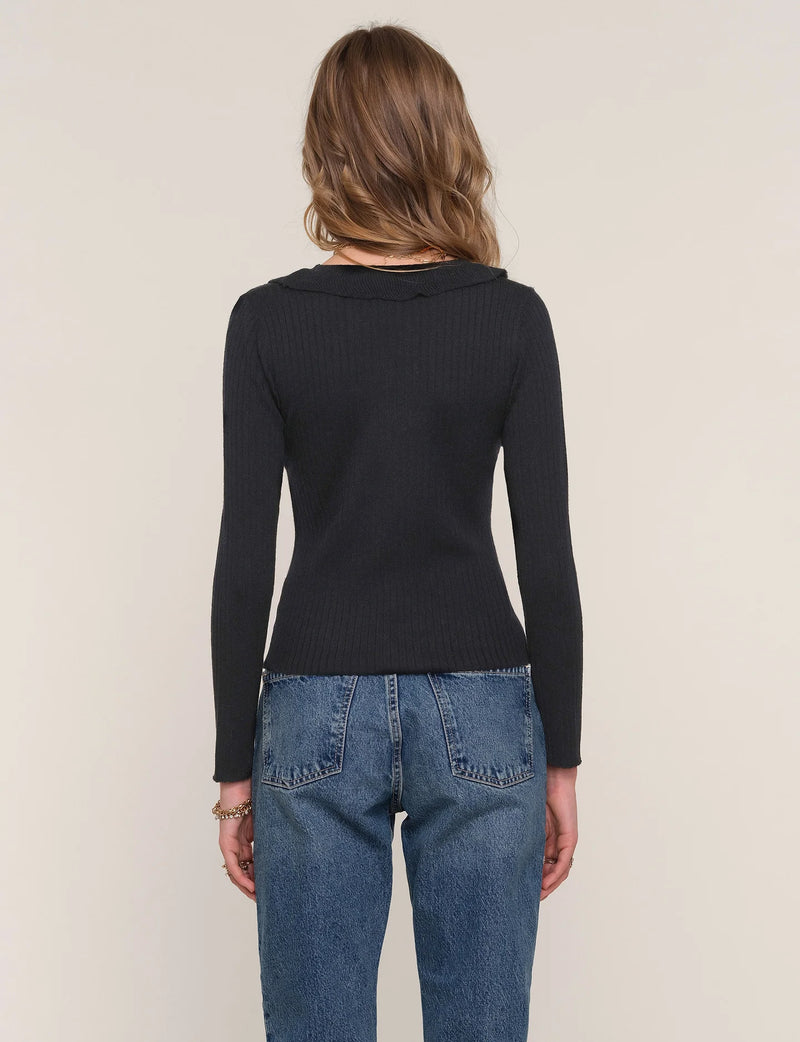 HEARTLOOM YVETTE CARDIGAN - BLACK