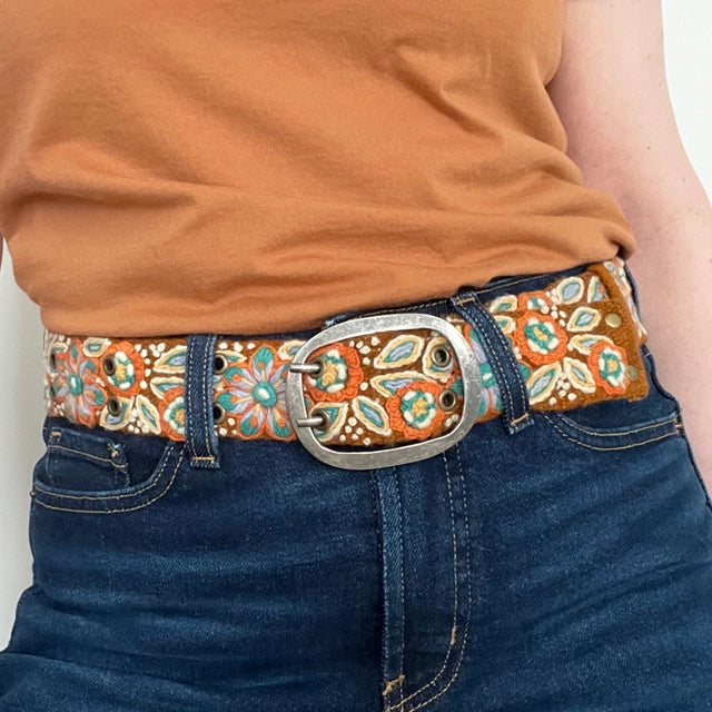 JENNY KRAUSS BELT - GROUND COVER FLORAL