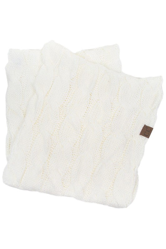 KNIT INFINITY SCARF - IVORY
