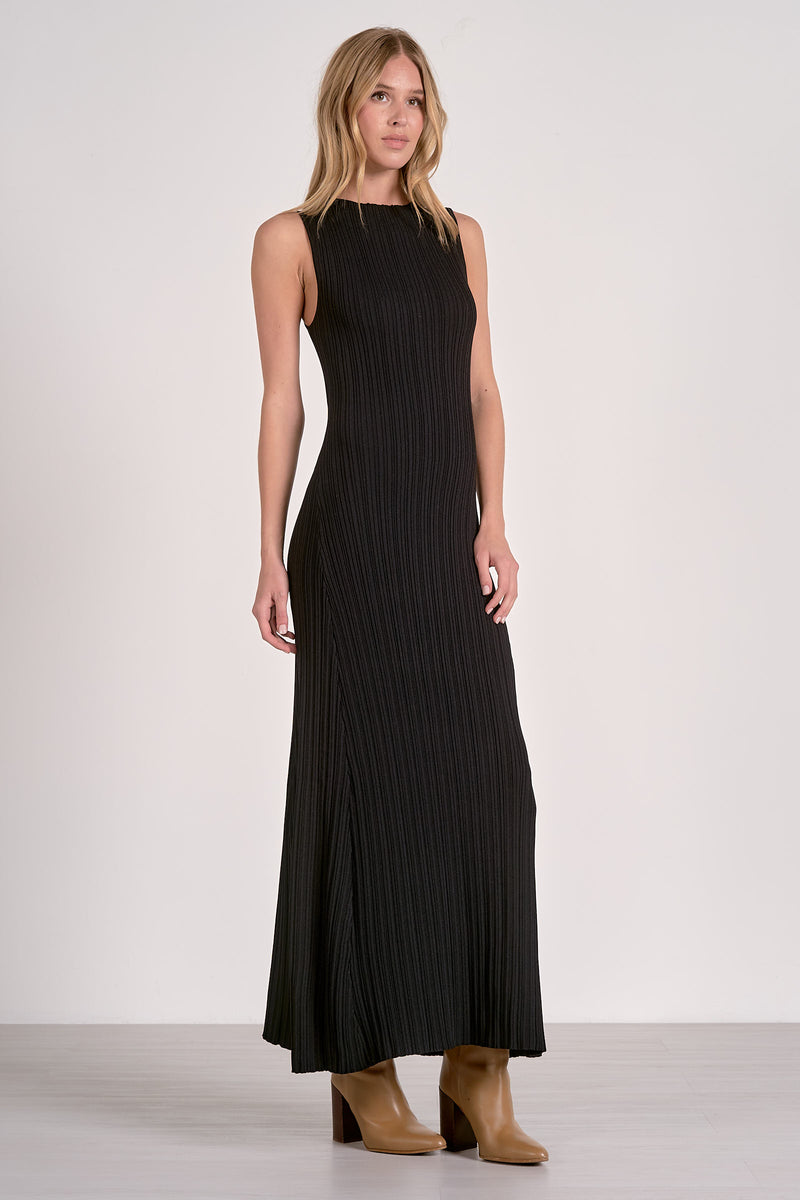 ELAN MEADOW MAXI DRESS - BLACK