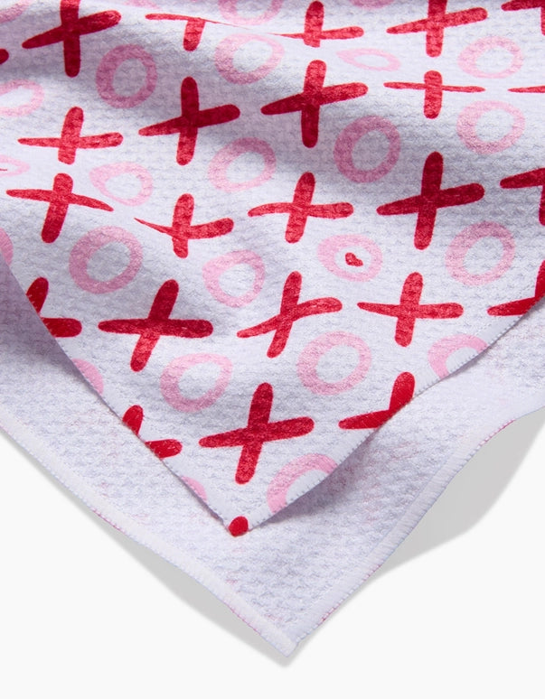 GEOMETRY KITCHEN TEA TOWELS - XOXO