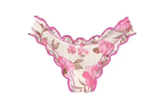 WAVE CATCHER BIKINI BOTTOM - PINK FLORAL