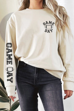 GAME DAY GRAPHIC SWEATSHIRT - OAT