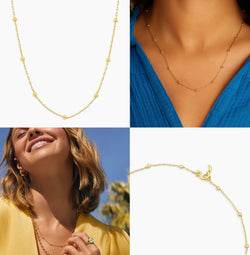 GORJANA NEWPORT CHAIN NECKLACE - GOLD