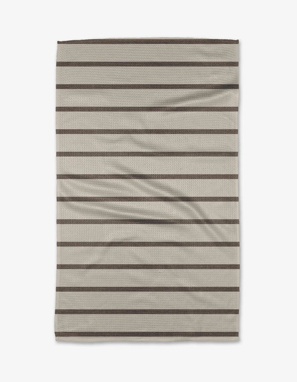 GEOMETRY KITCHEN TEA TOWELS - SALT AIR STRIPE
